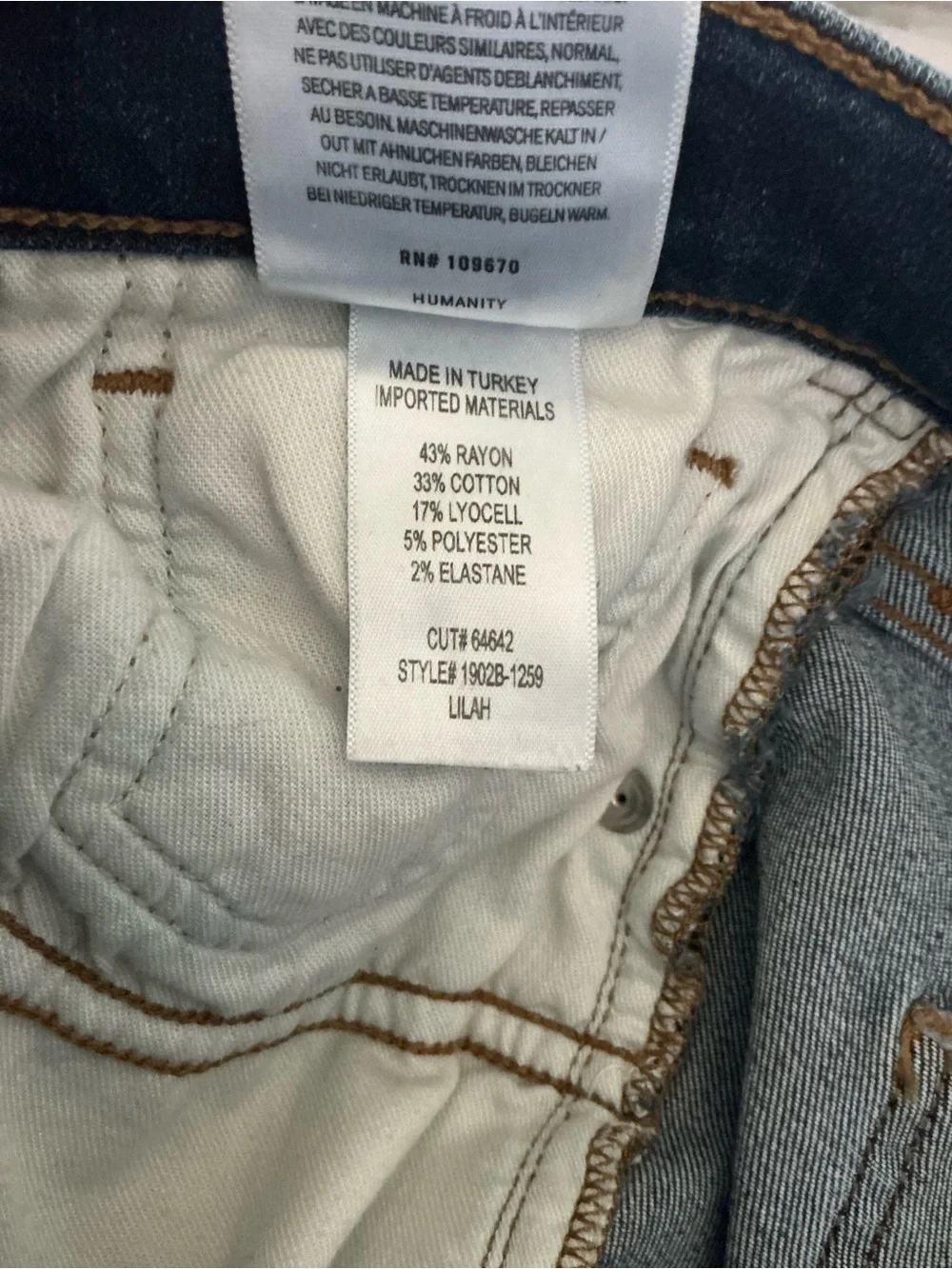 Citizens Of Humanity Lilah Indigo Blue High-Rise Jeans